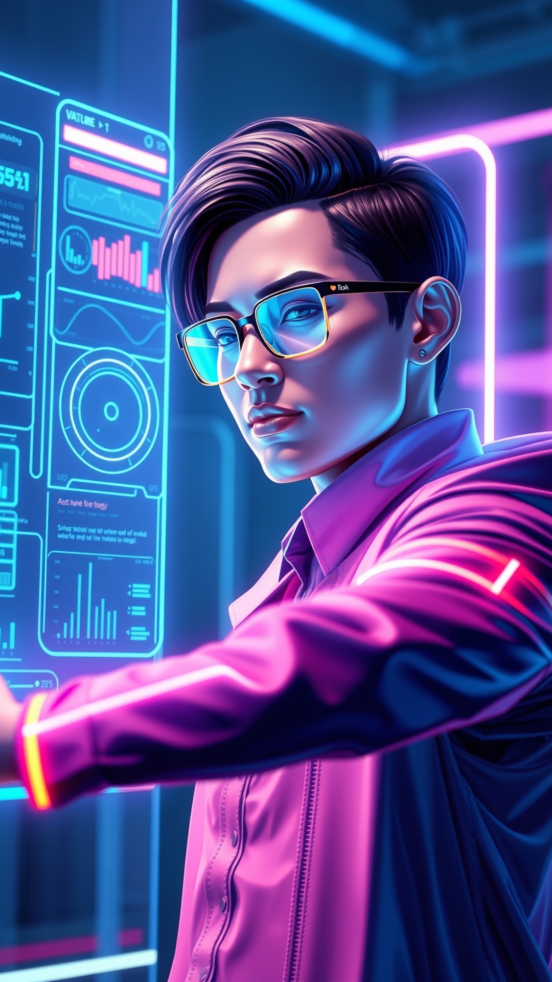 Digital visual style example